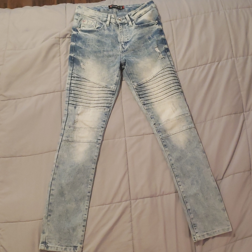 Men's Southpole Biker Jeans